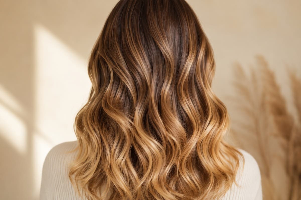 Natürlicher Balayage-Farbverlauf bei Haarmoden Pina in Saarlouis